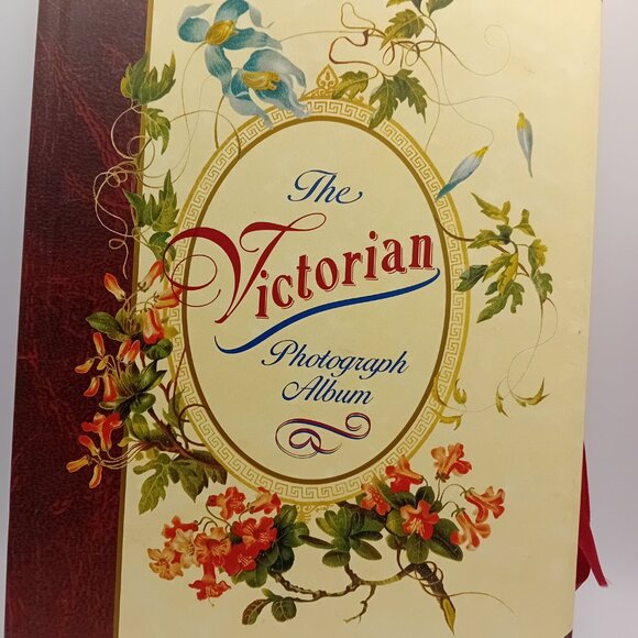 1997 Vintage Victorian Photograph Floral Design Photo Keepsake Album Hardcover - Picture 3 of 16